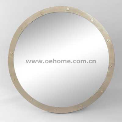 85010 Metal Wall mirrors with gold leaf finish